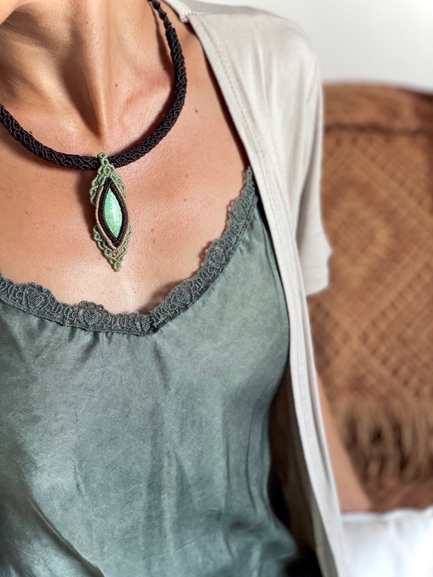 Collar 'Feminidad' con turquesa americana