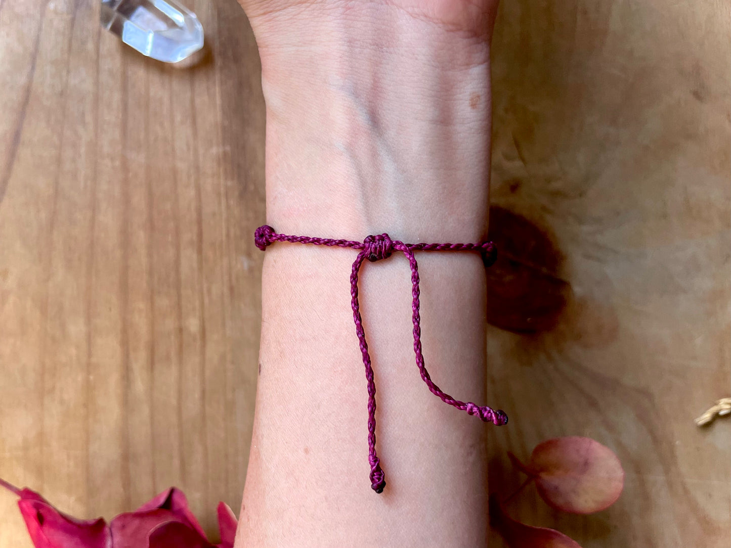 Pulsera con cuarzo rosa