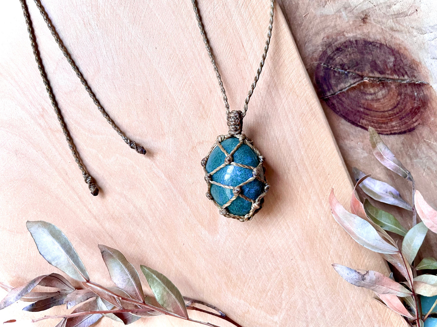 Péndulos de Ágata Musgo