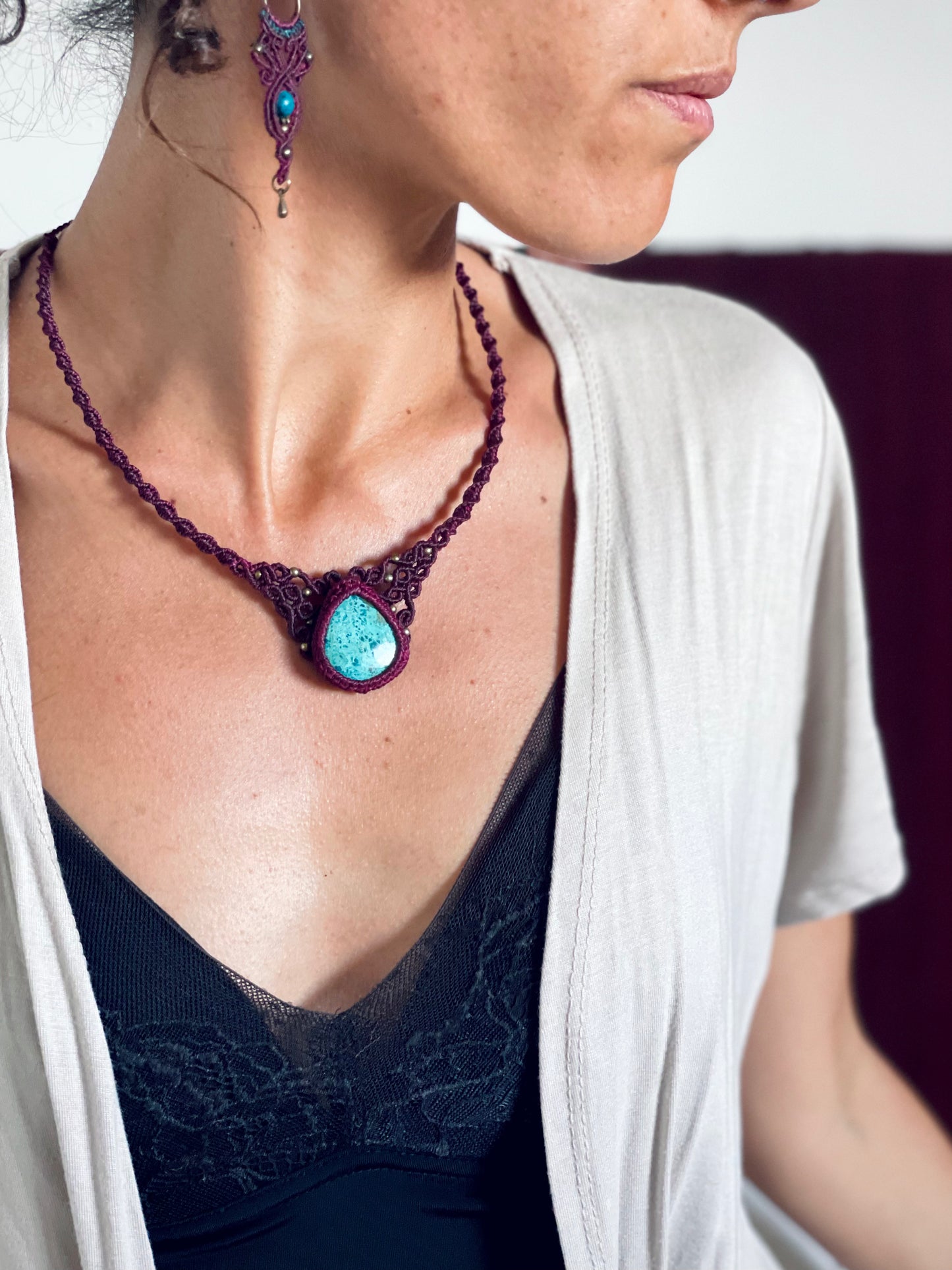 Collares gargantilla con crisocola