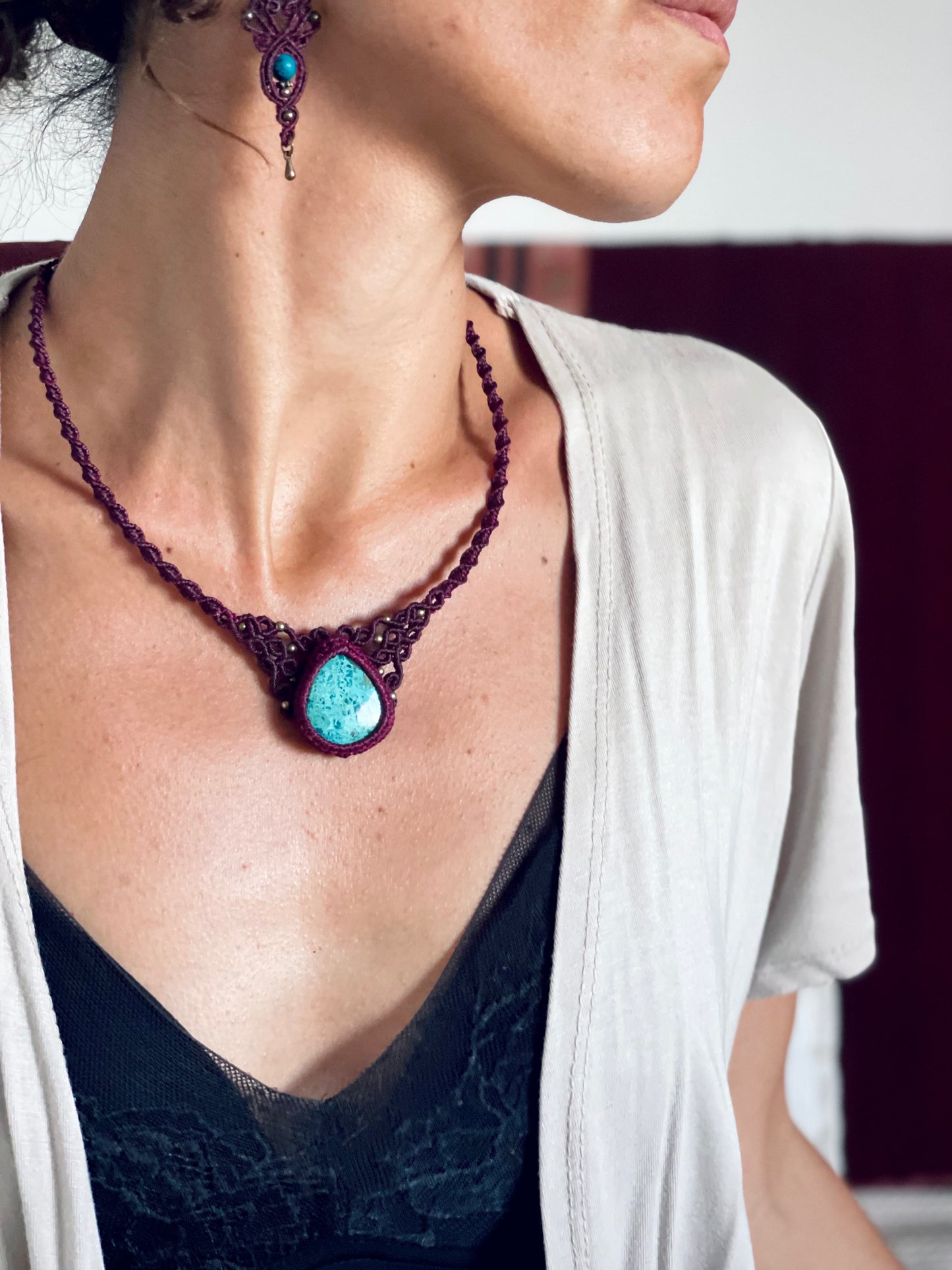 Collares gargantilla con crisocola