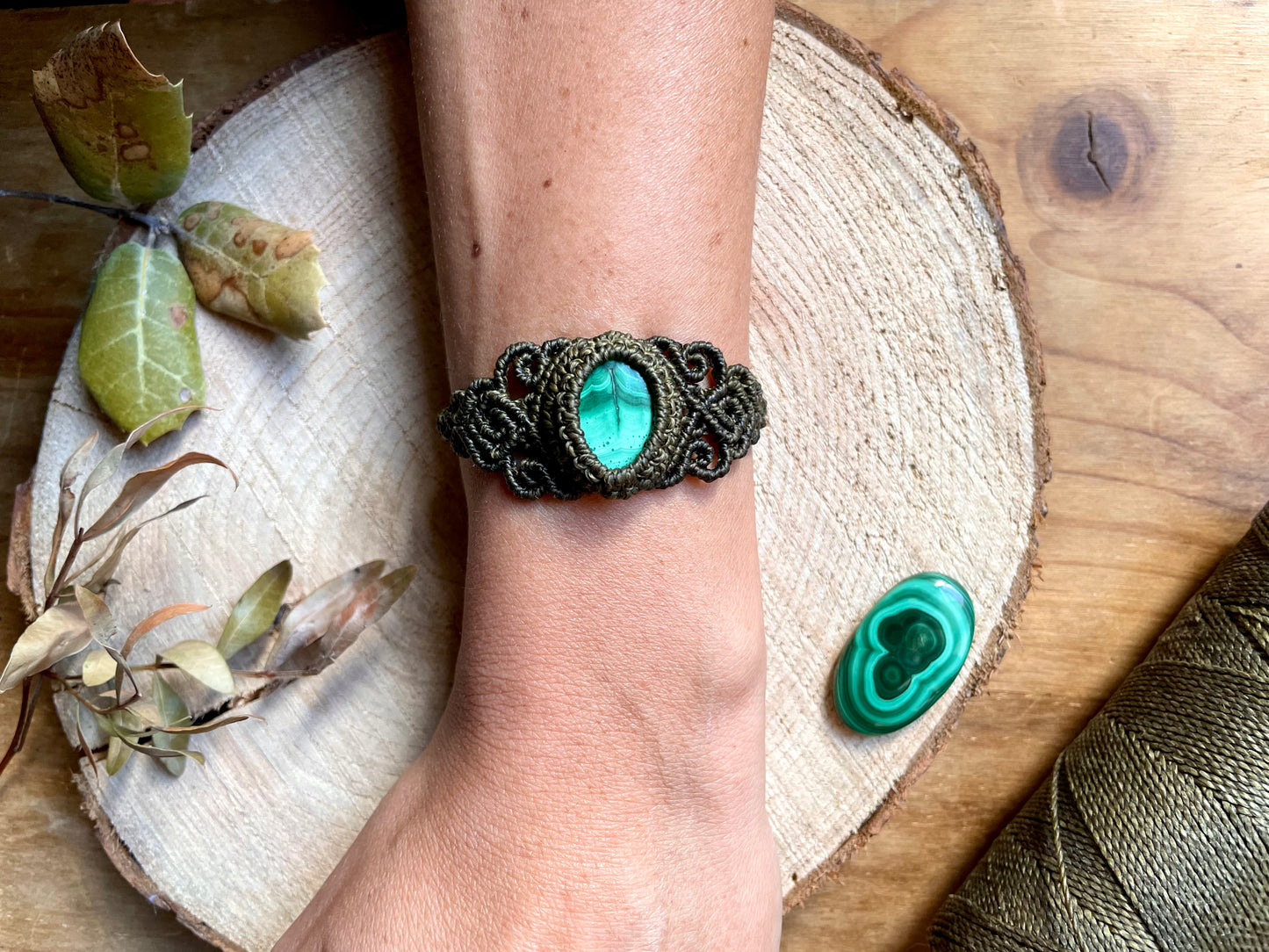 Pulsera de Malaquita