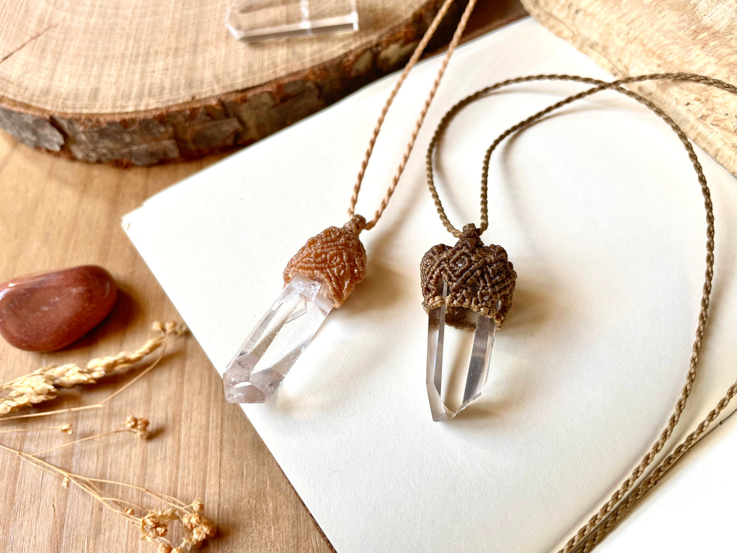 Puntas de Cuarzo Transparente