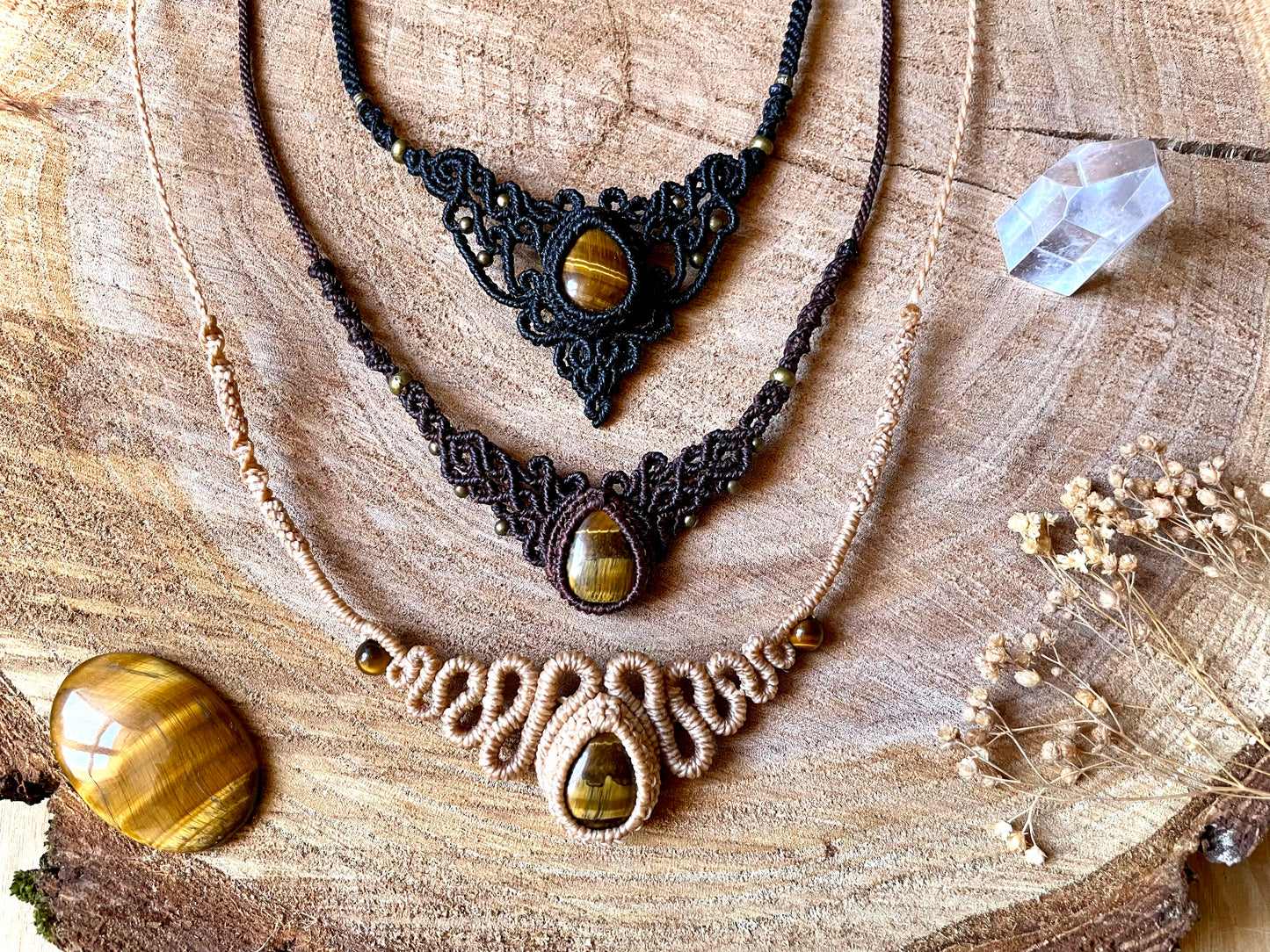 Collares de ojo de tigre