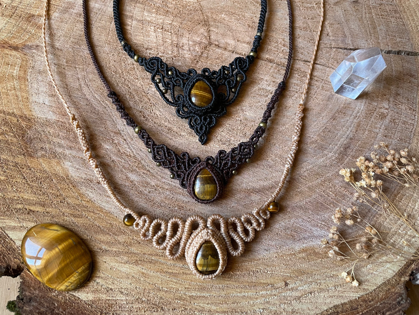 Collares de ojo de tigre