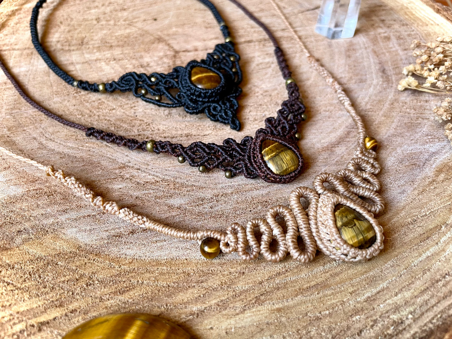 Collares de ojo de tigre