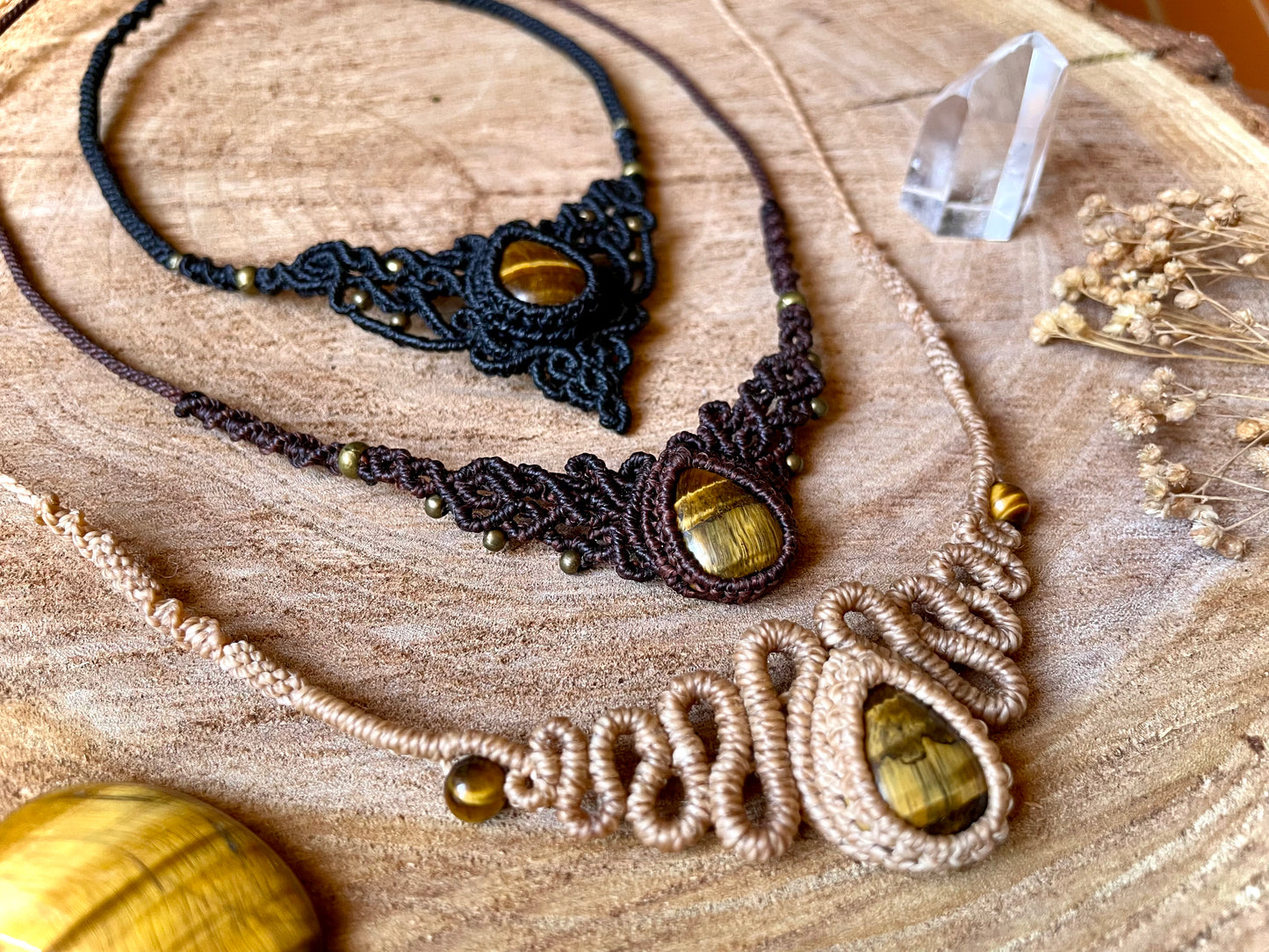 Collares de ojo de tigre
