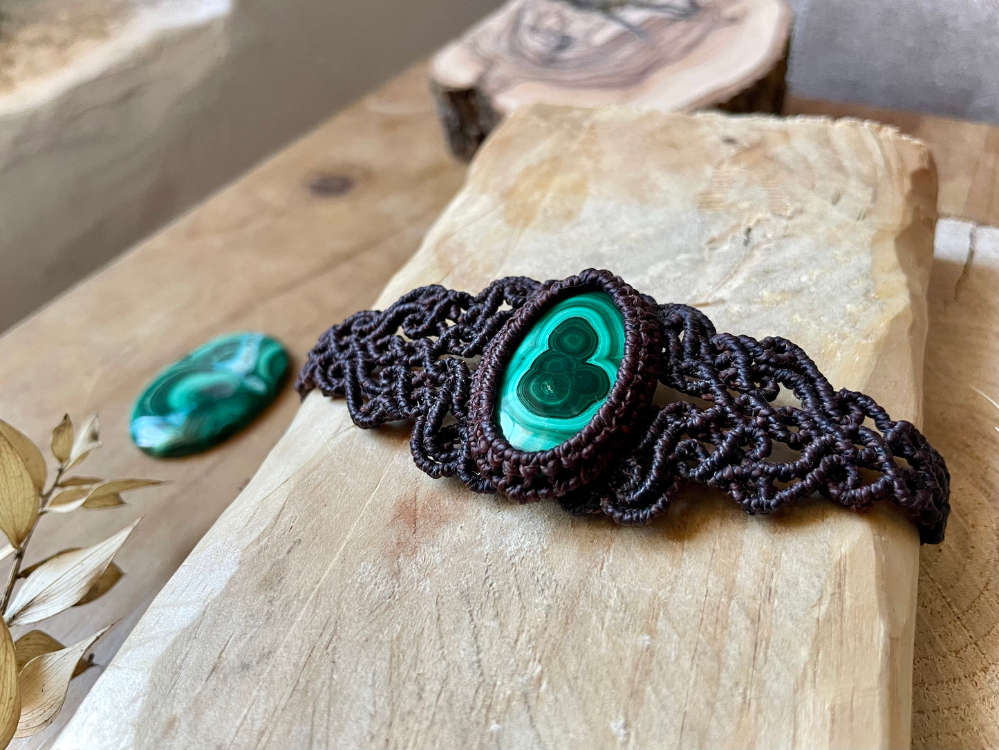 Brazalete de malaquita