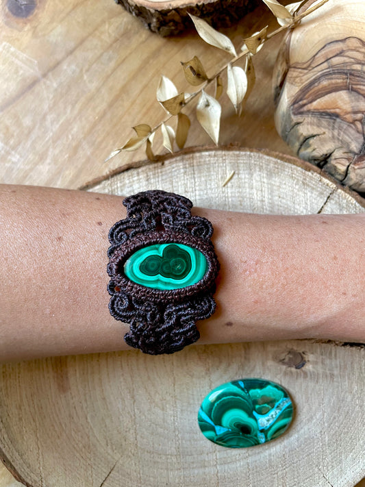 Brazalete de malaquita