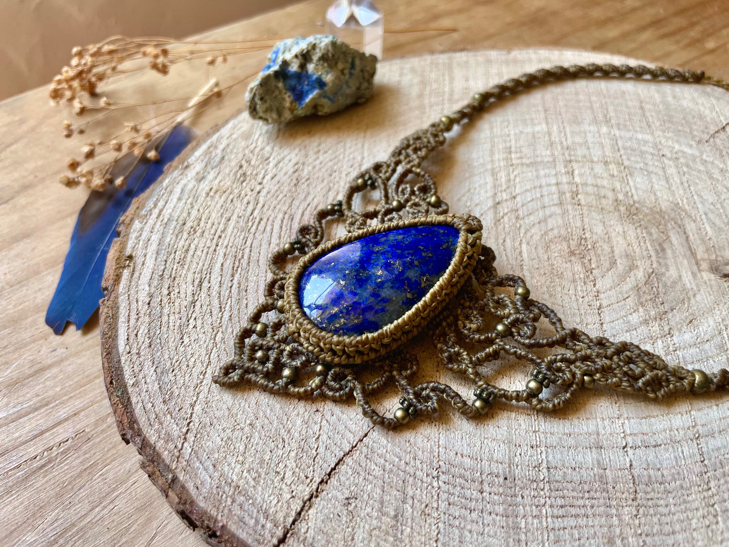 Collar-gargantilla de lapislazuli