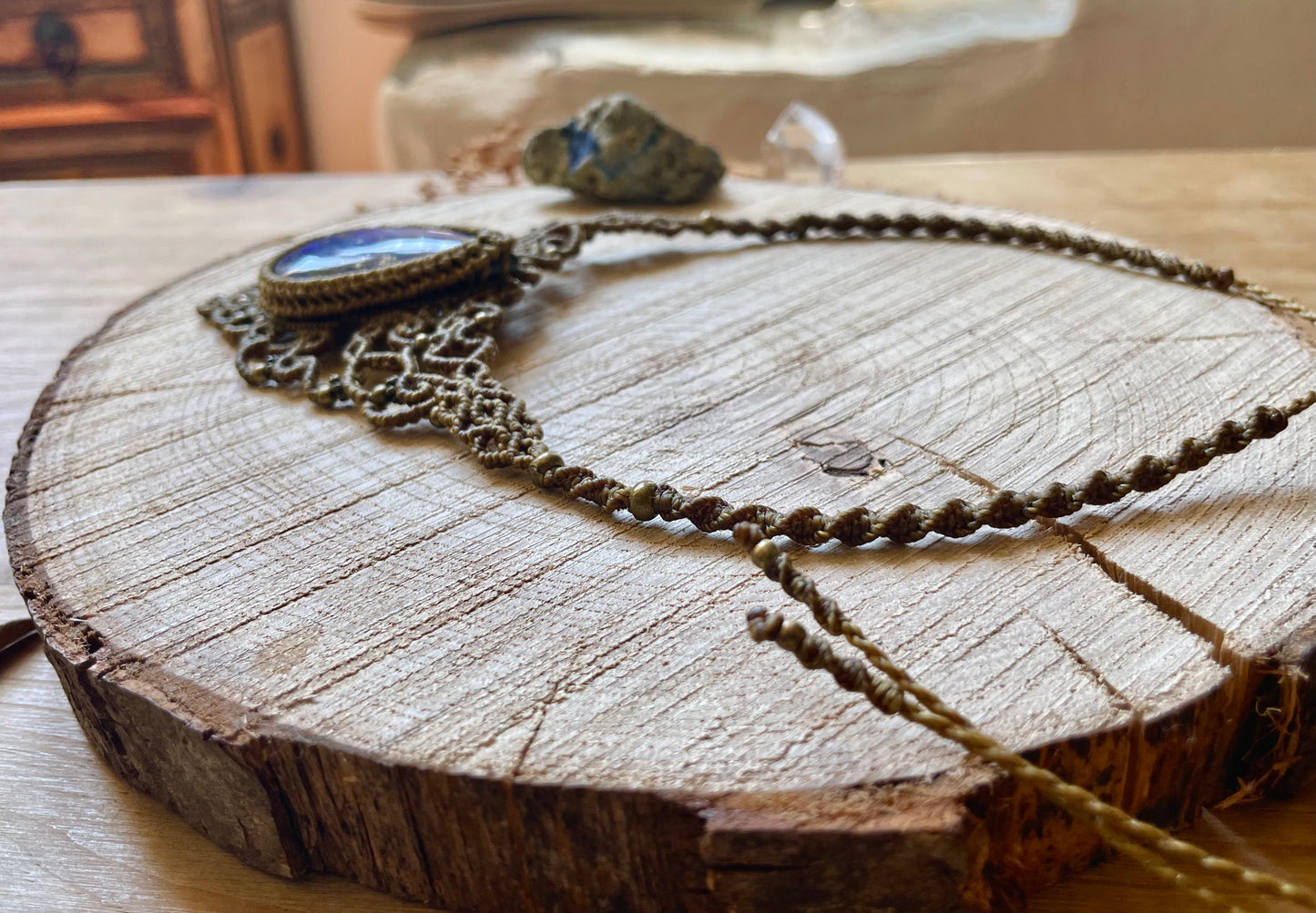 Collar-gargantilla de lapislazuli