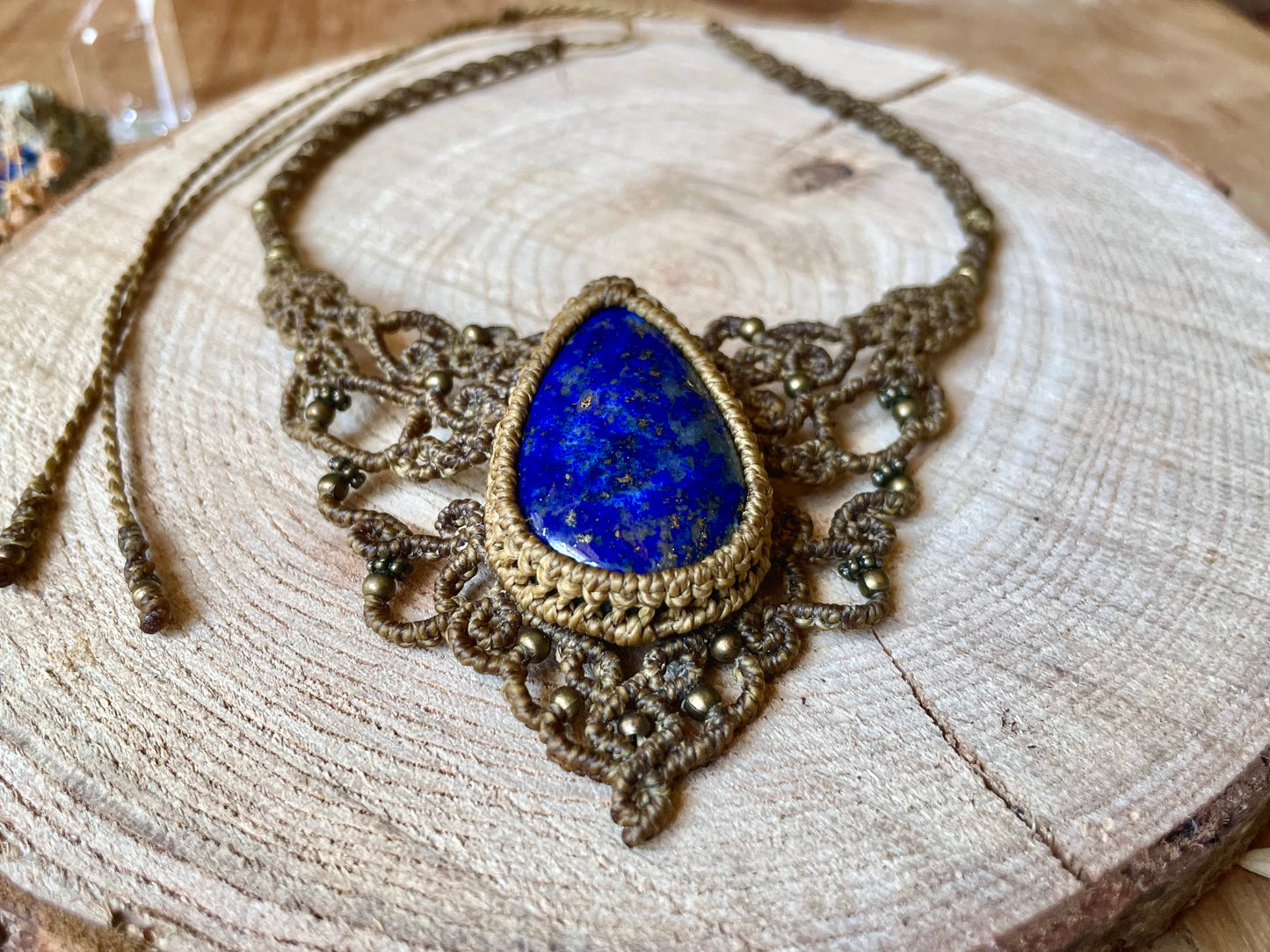 Collar-gargantilla de lapislazuli