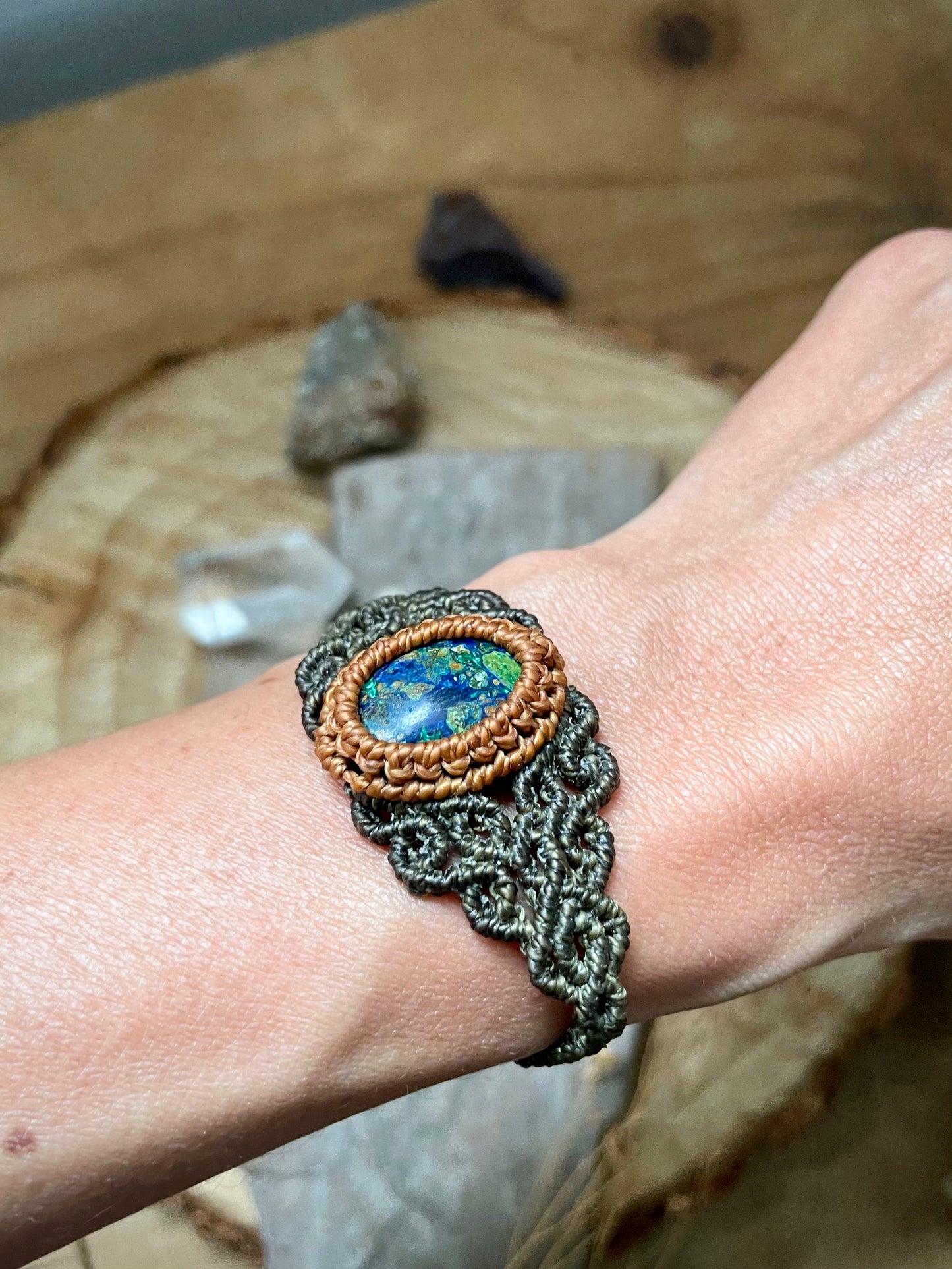 Pulseras con Azurita