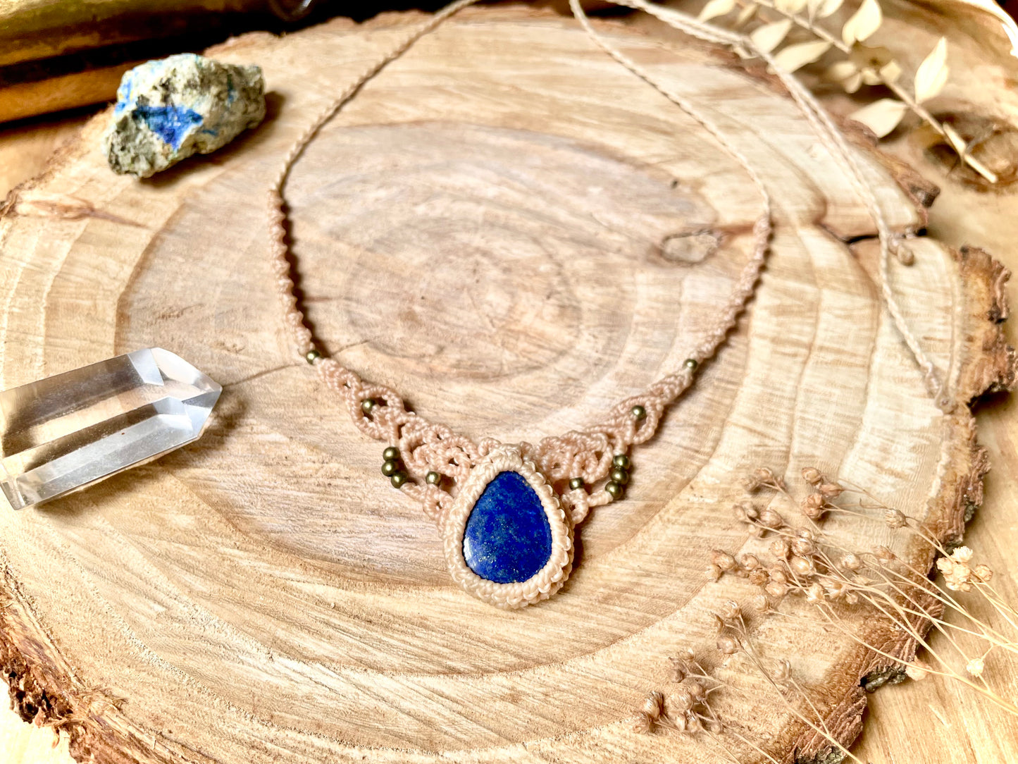 Collar-gargantilla de lapislázuli