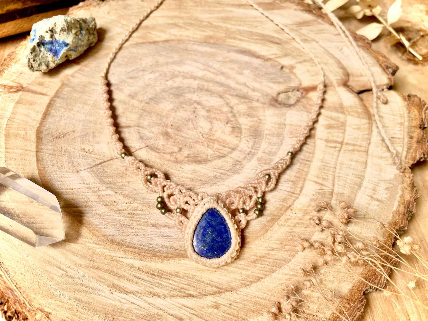 Collar-gargantilla de lapislázuli