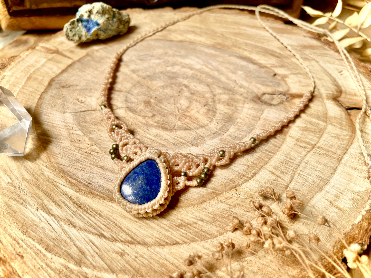 Collar-gargantilla de lapislázuli