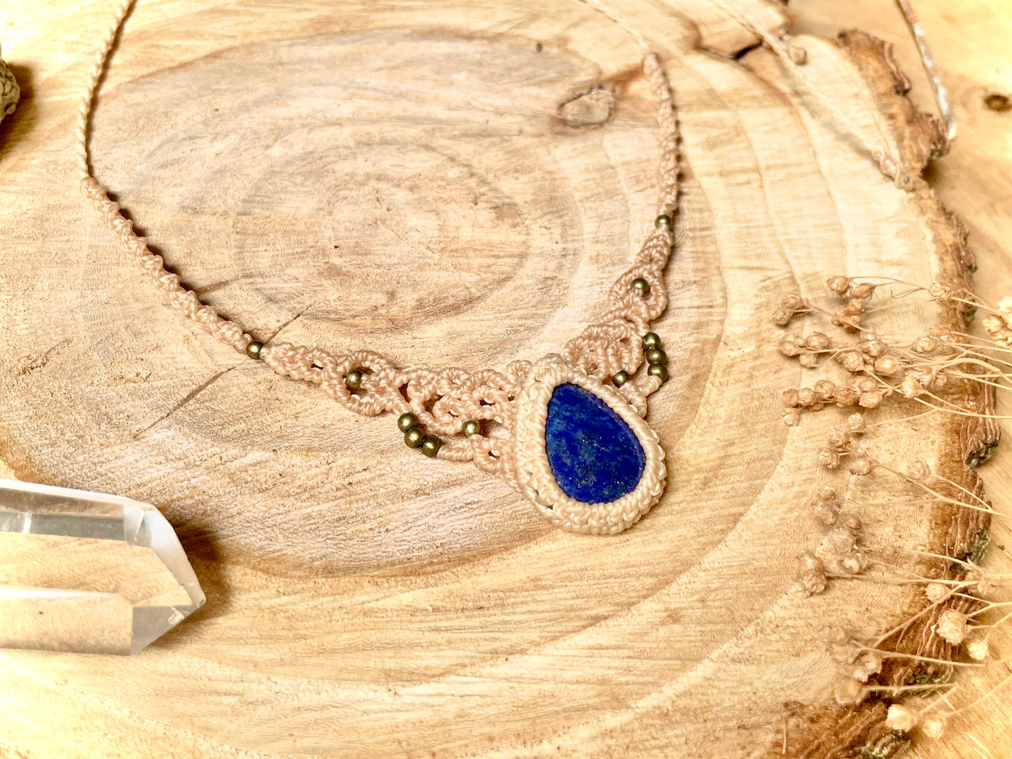 Collar-gargantilla de lapislázuli