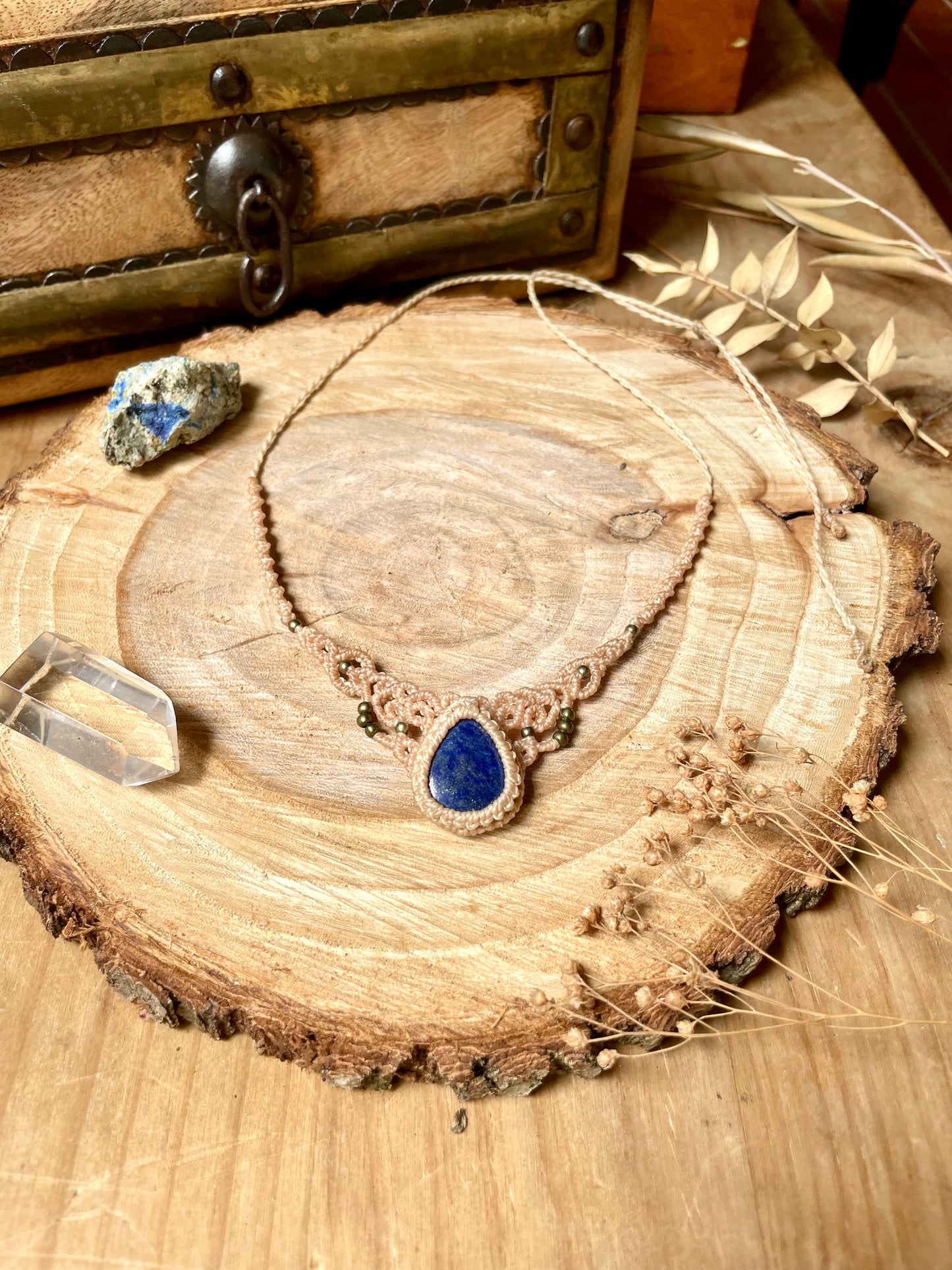 Collar-gargantilla de lapislázuli