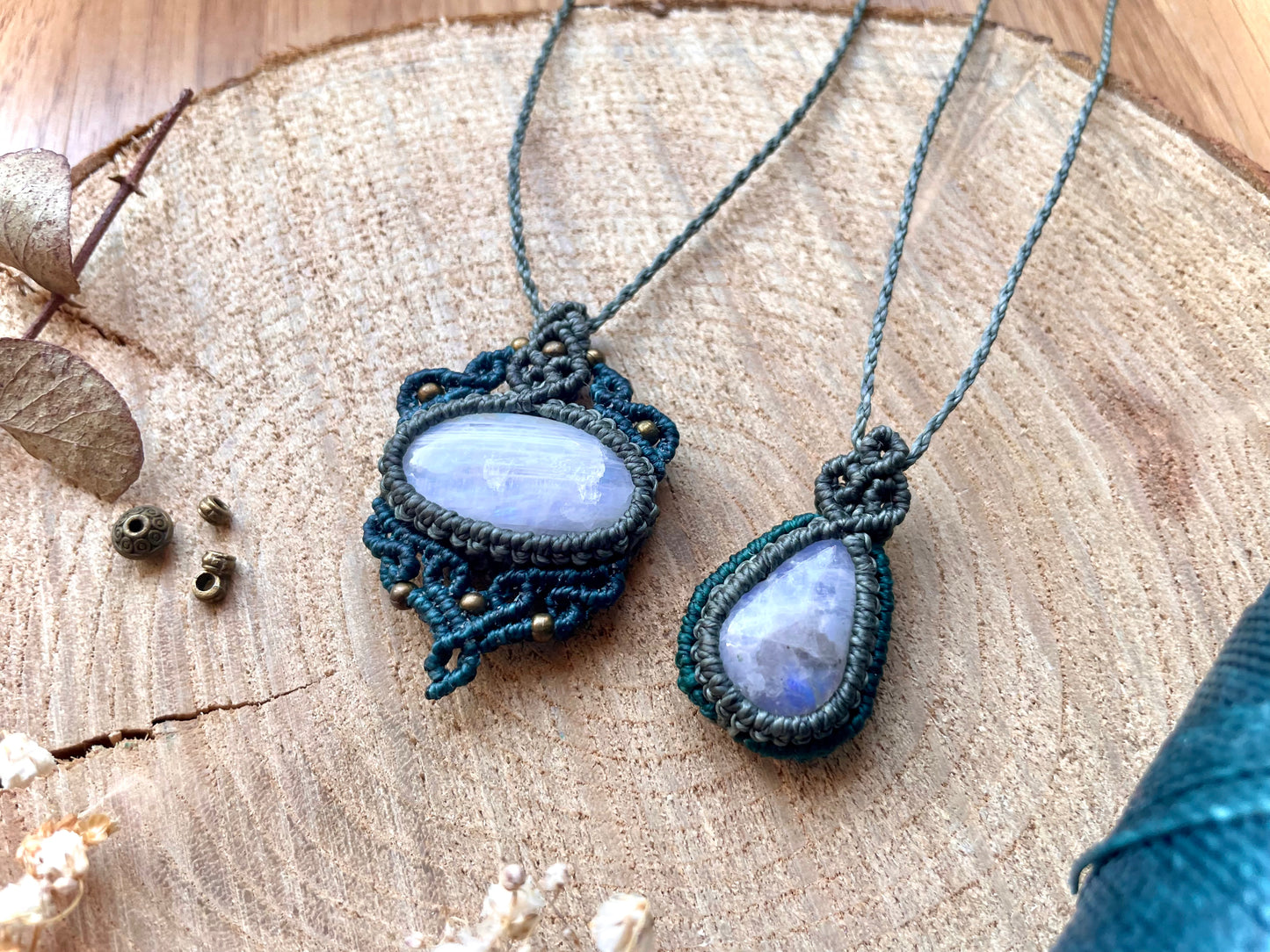 Colgantes de piedra de luna