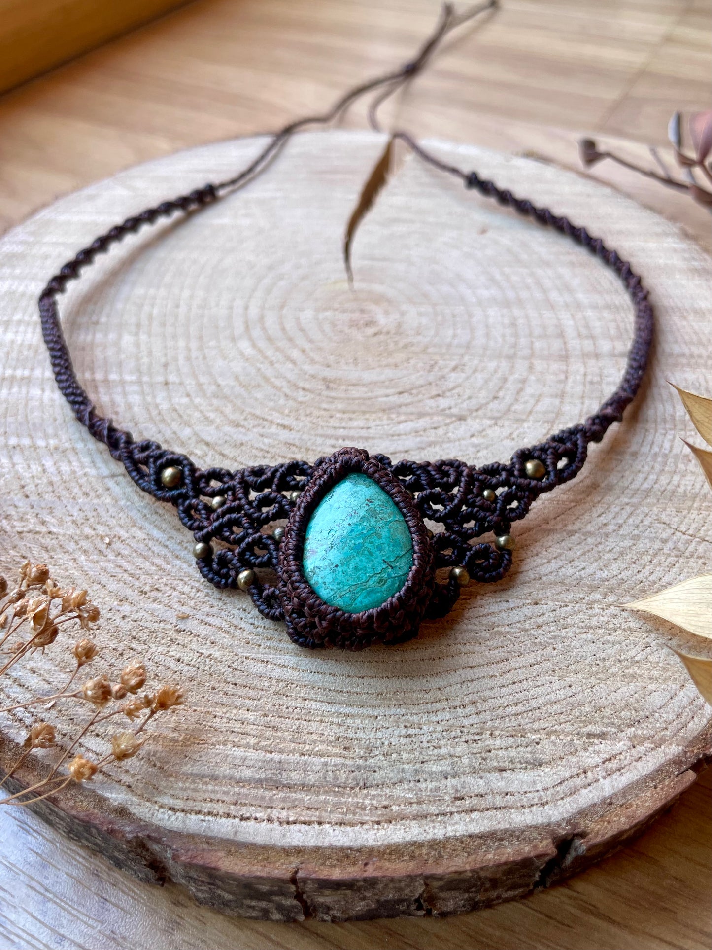 Collares gargantilla con crisocola