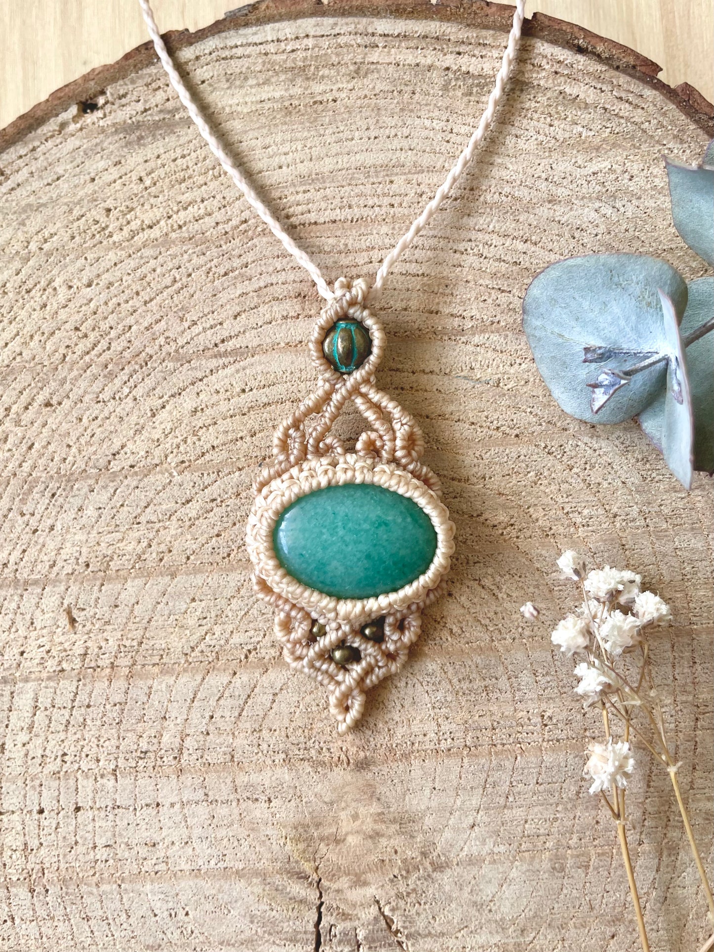 Colgante con piedra Aventurina