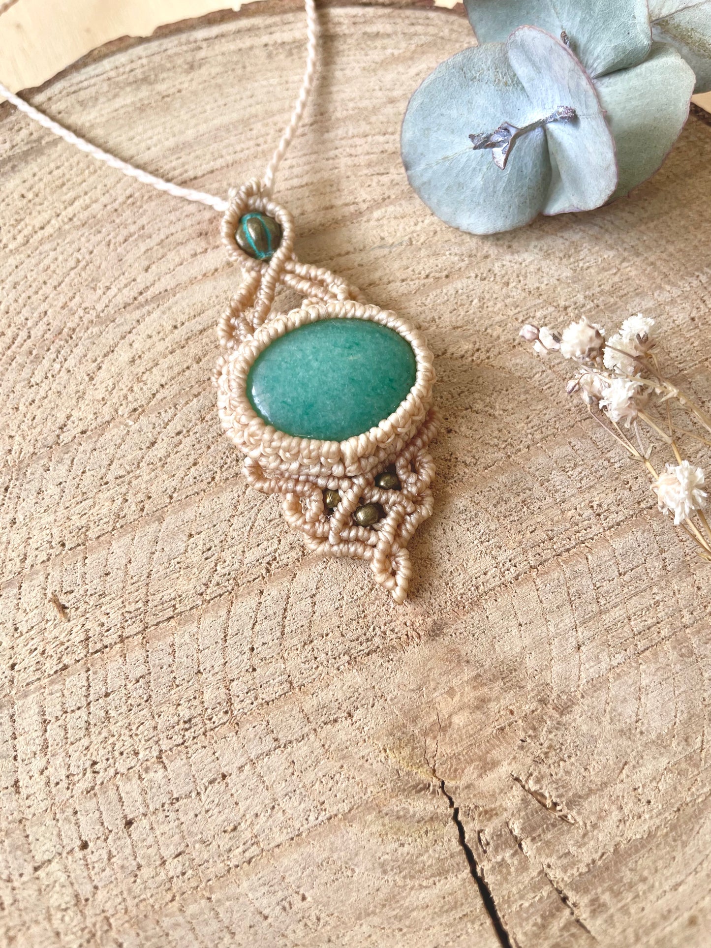 Colgante con piedra Aventurina