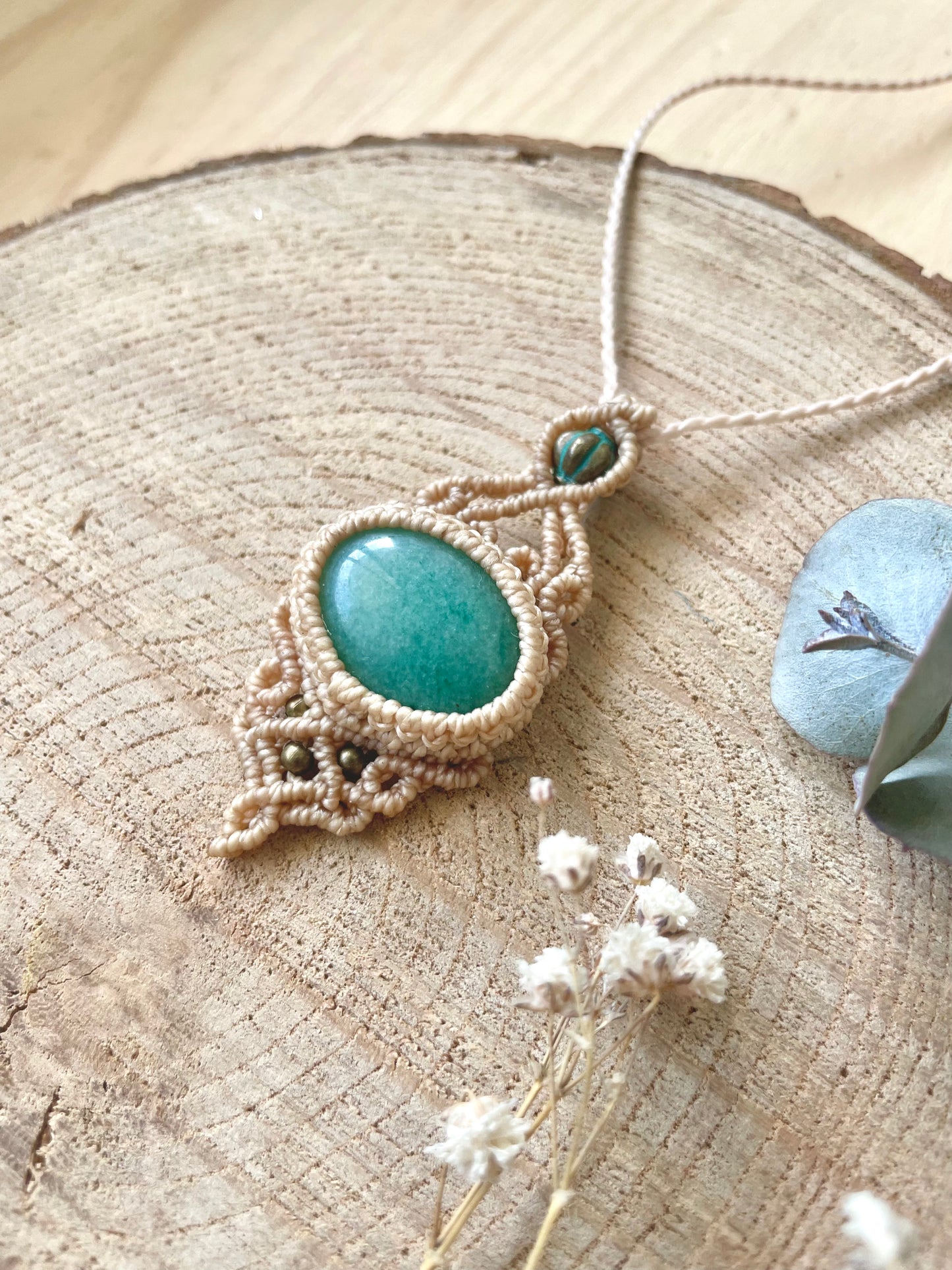 Colgante con piedra Aventurina