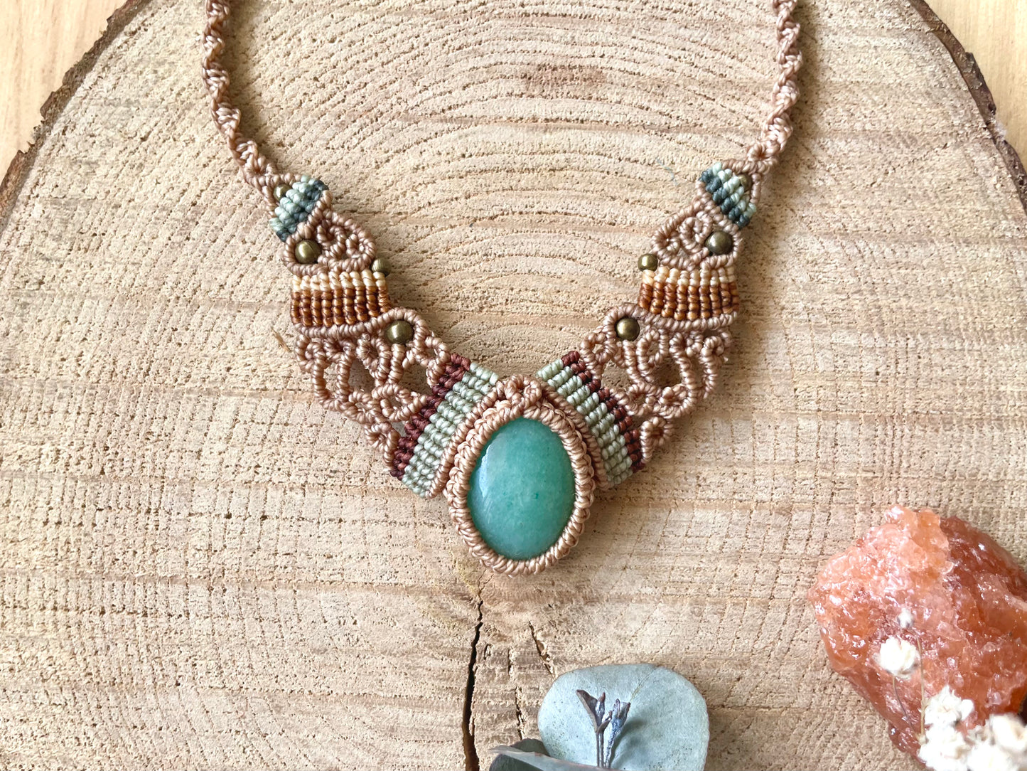 Collar Gargantilla con Aventurina