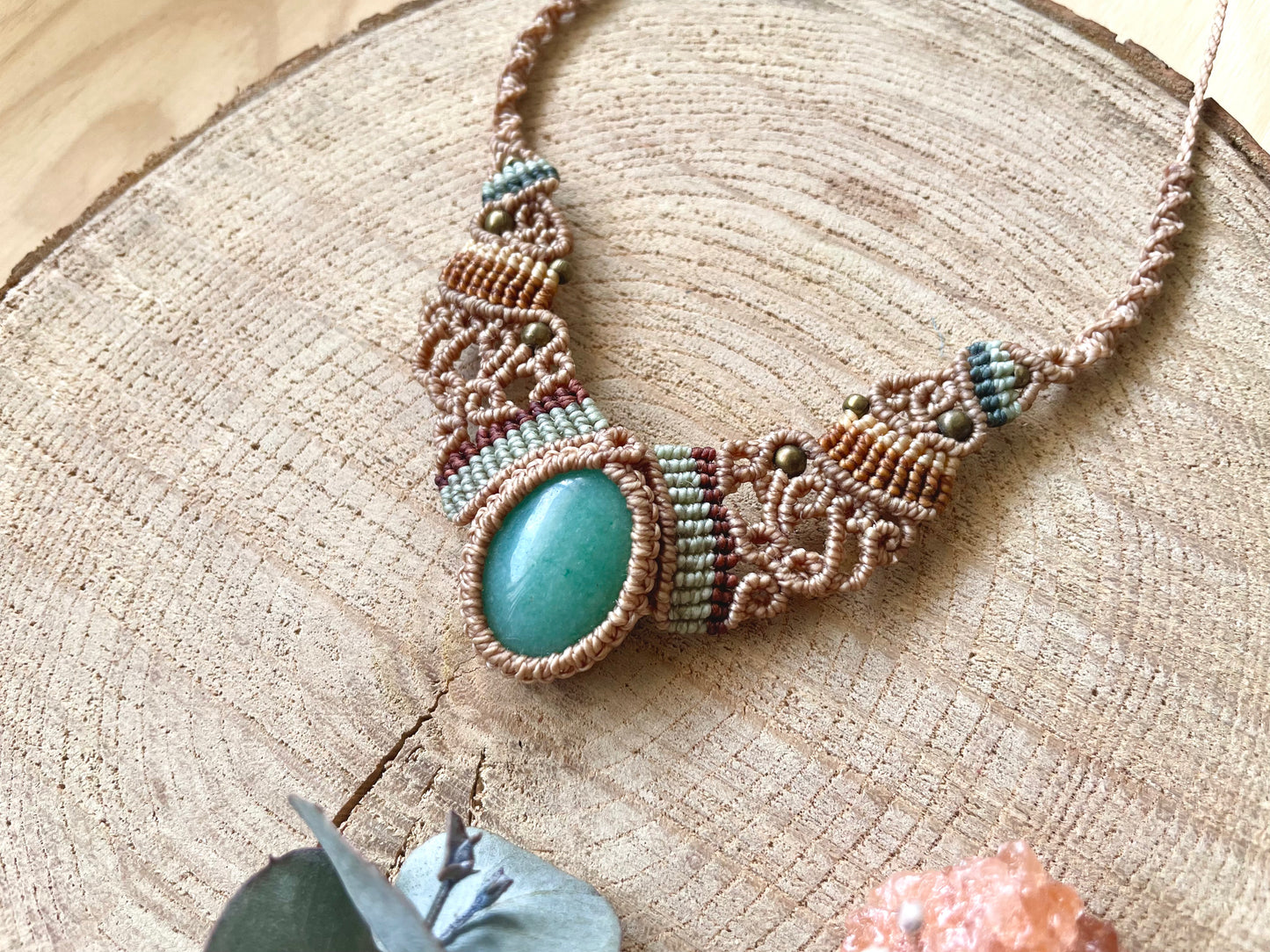 Collar Gargantilla con Aventurina