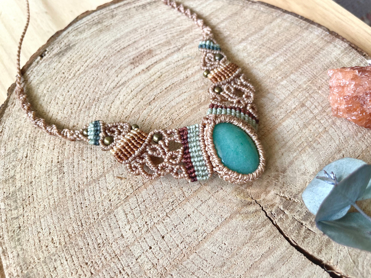 Collar Gargantilla con Aventurina