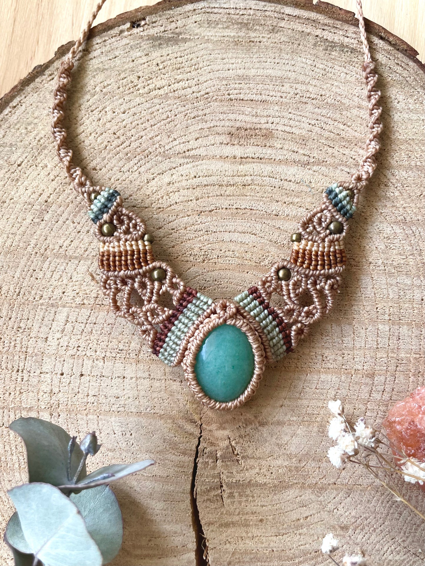 Collar Gargantilla con Aventurina