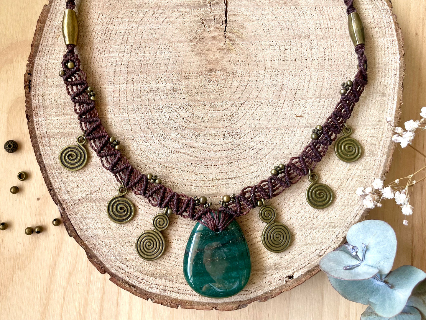 Collar 'Celta' con Aventurina