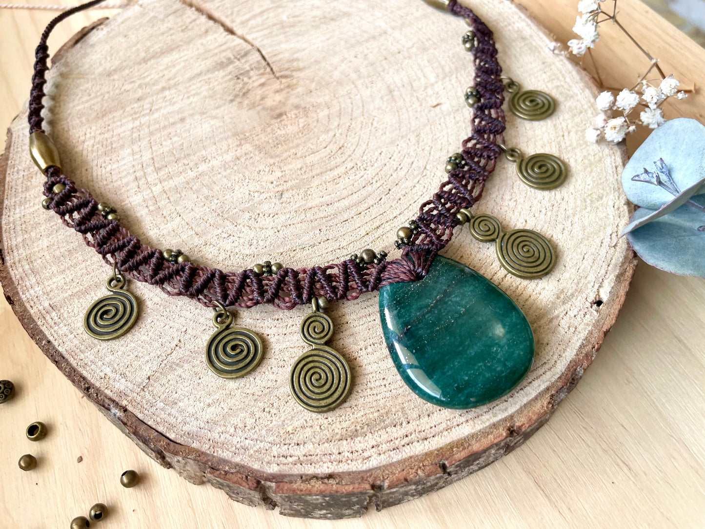 Collar 'Celta' con Aventurina