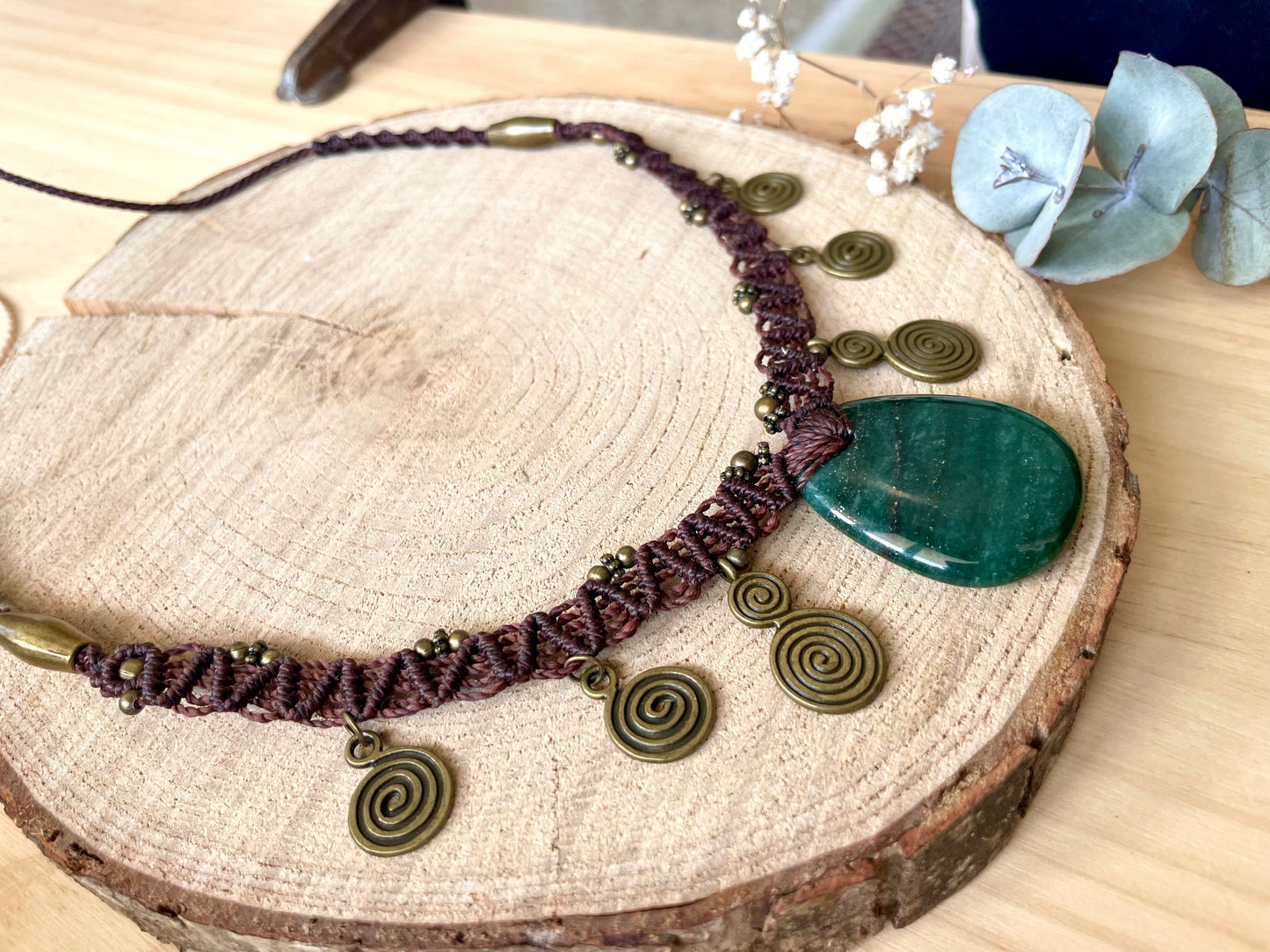 Collar 'Celta' con Aventurina