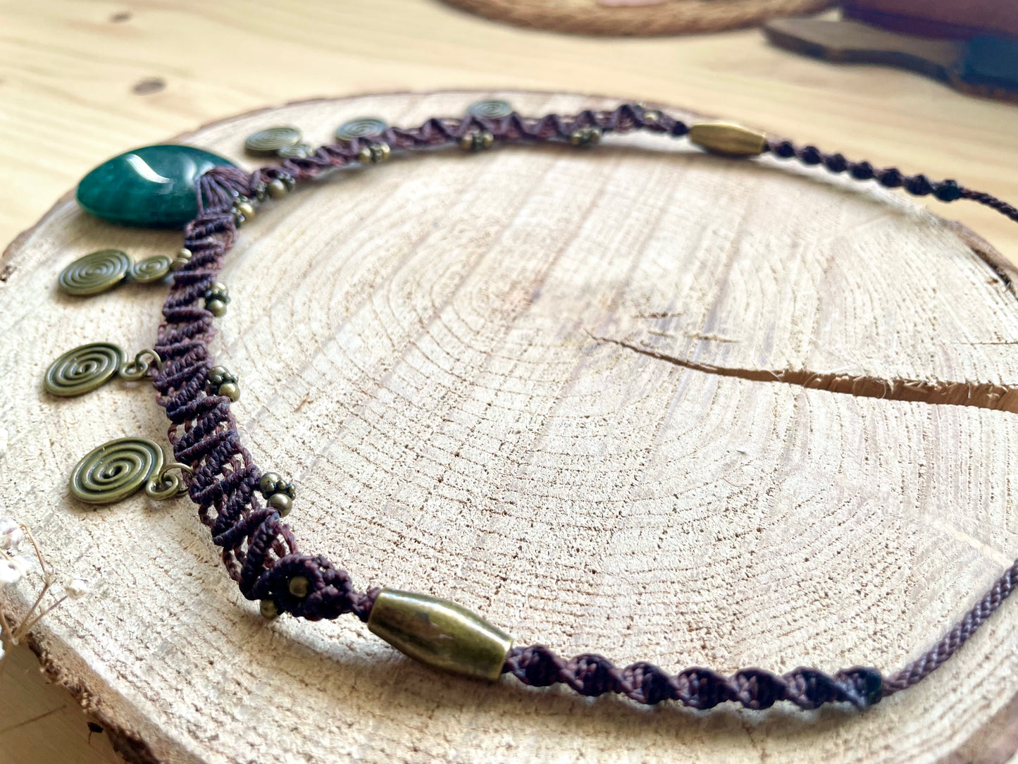 Collar 'Celta' con Aventurina