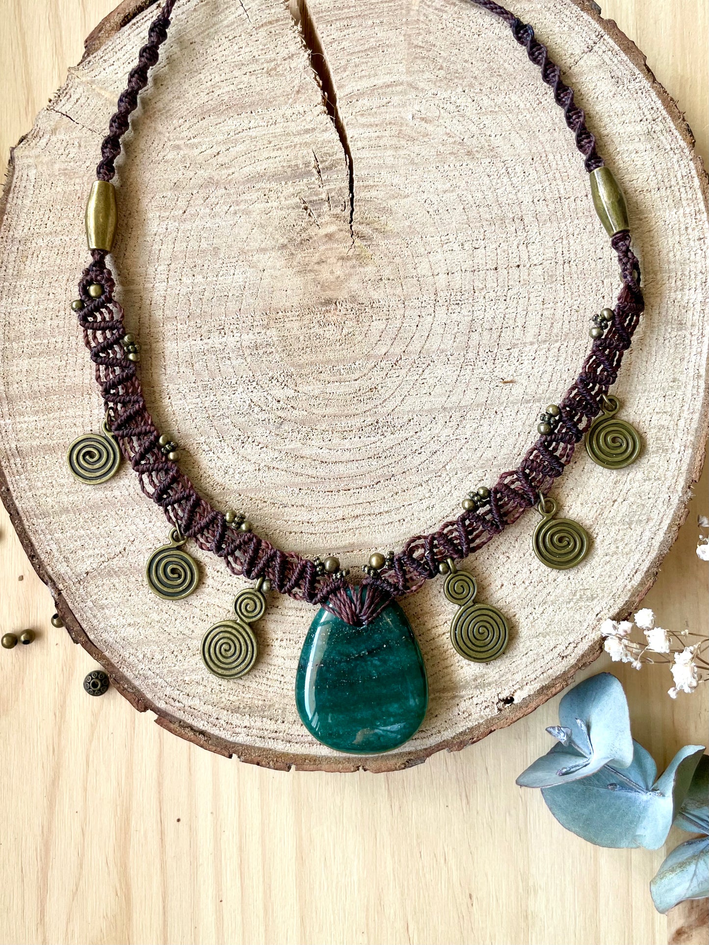 Collar 'Celta' con Aventurina