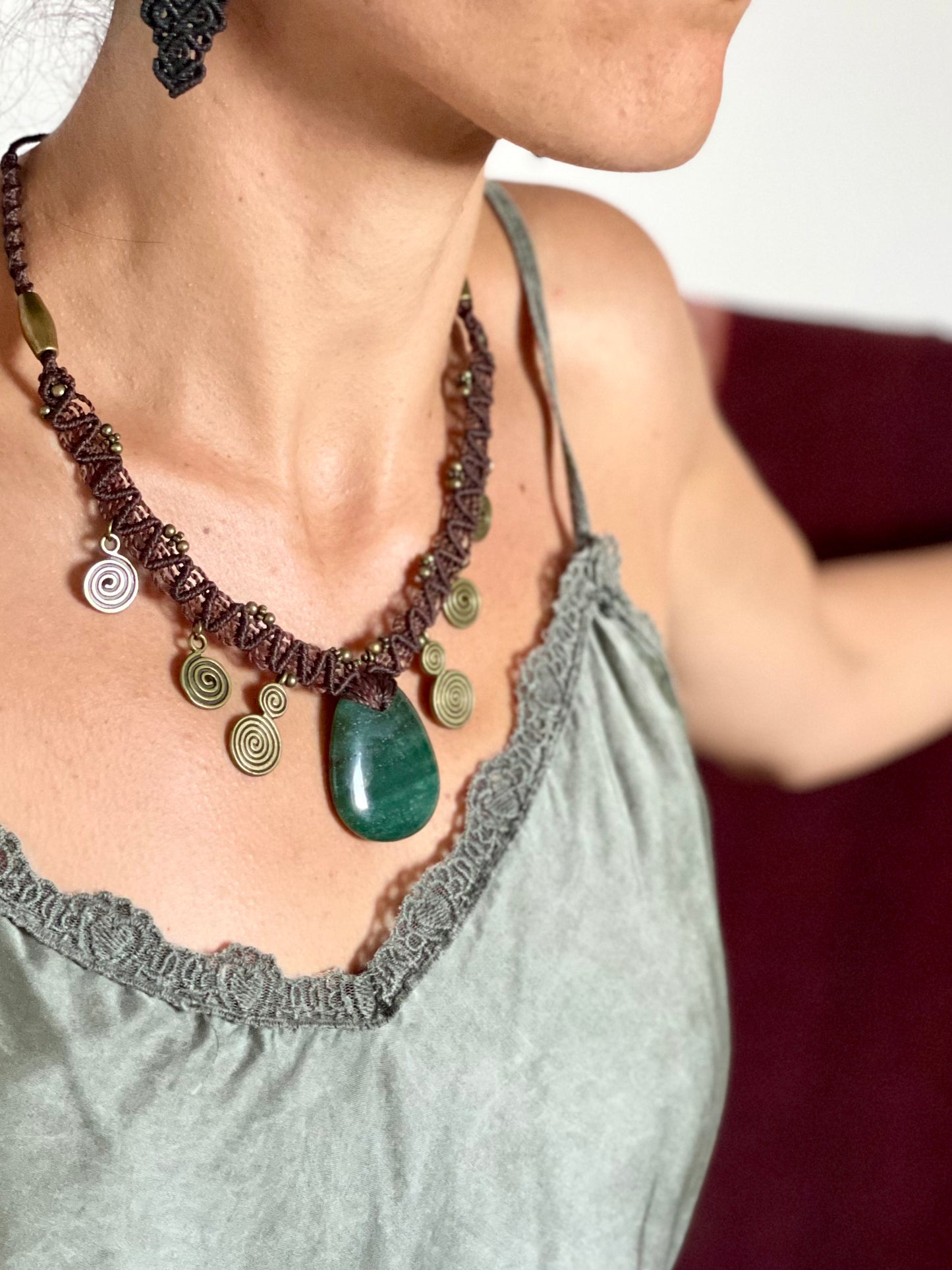 Collar 'Celta' con Aventurina