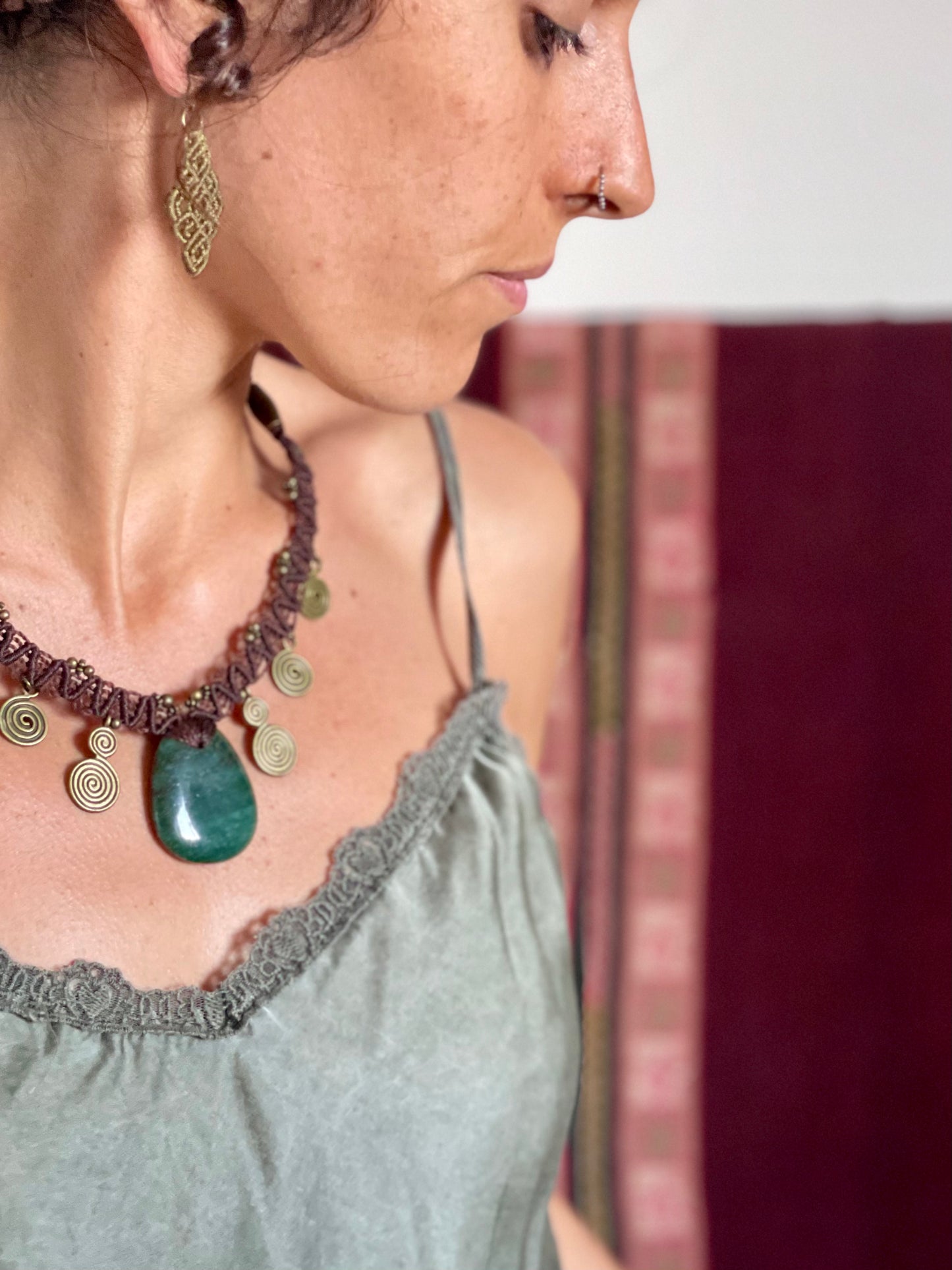 Collar 'Celta' con Aventurina