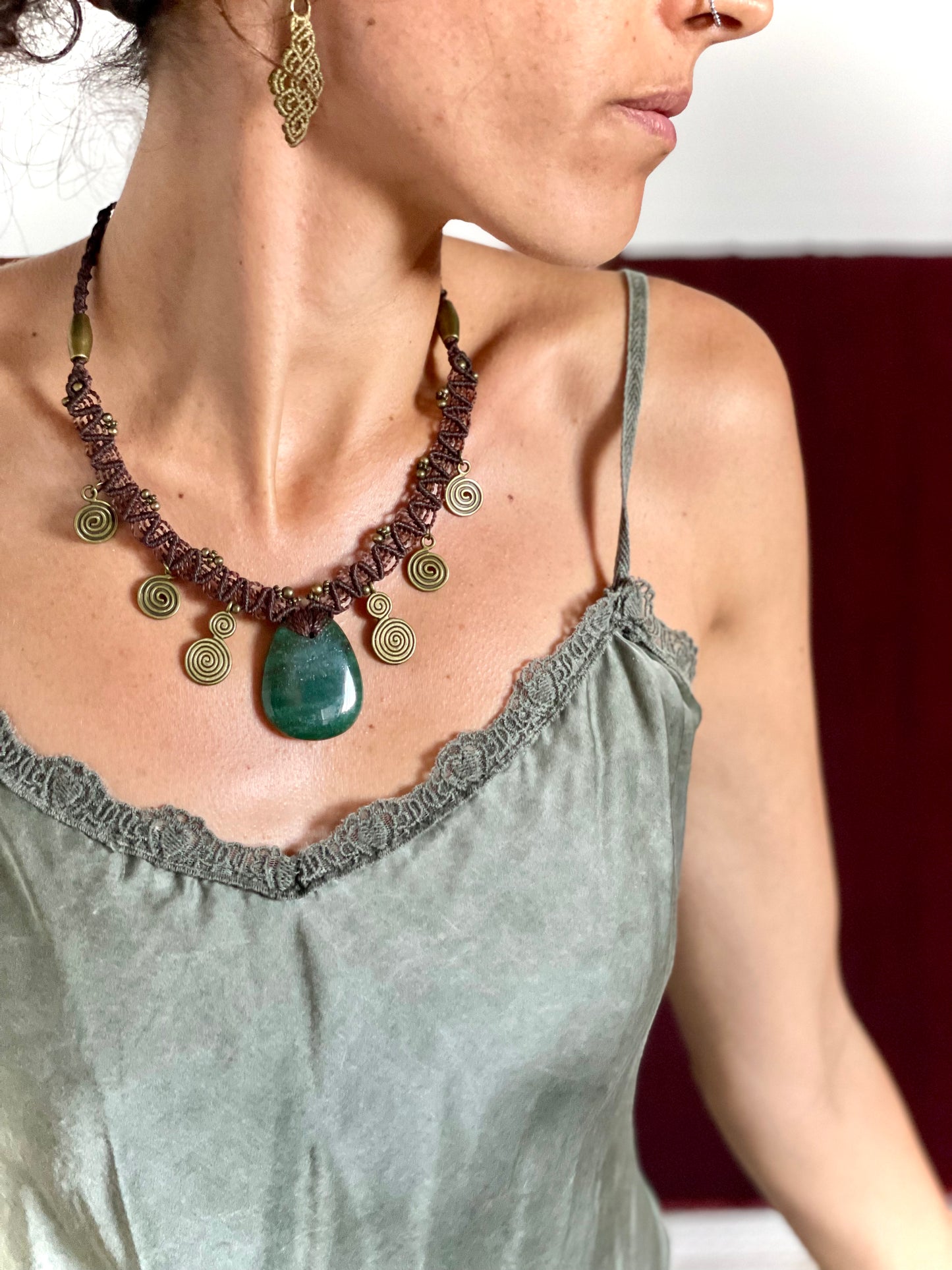 Collar 'Celta' con Aventurina