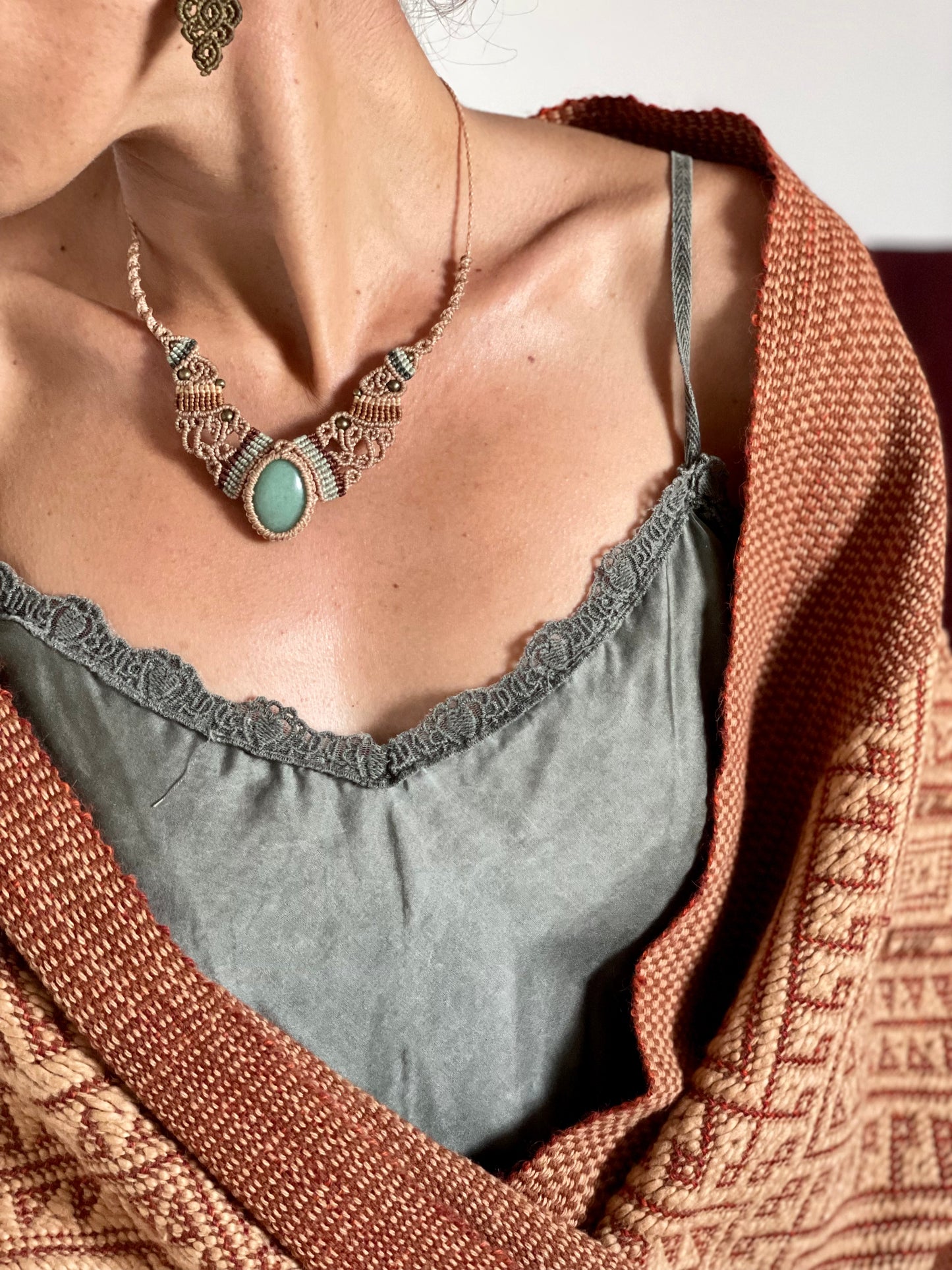 Collar Gargantilla con Aventurina