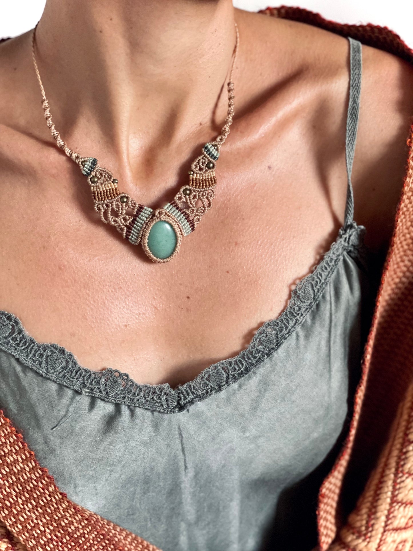 Collar Gargantilla con Aventurina