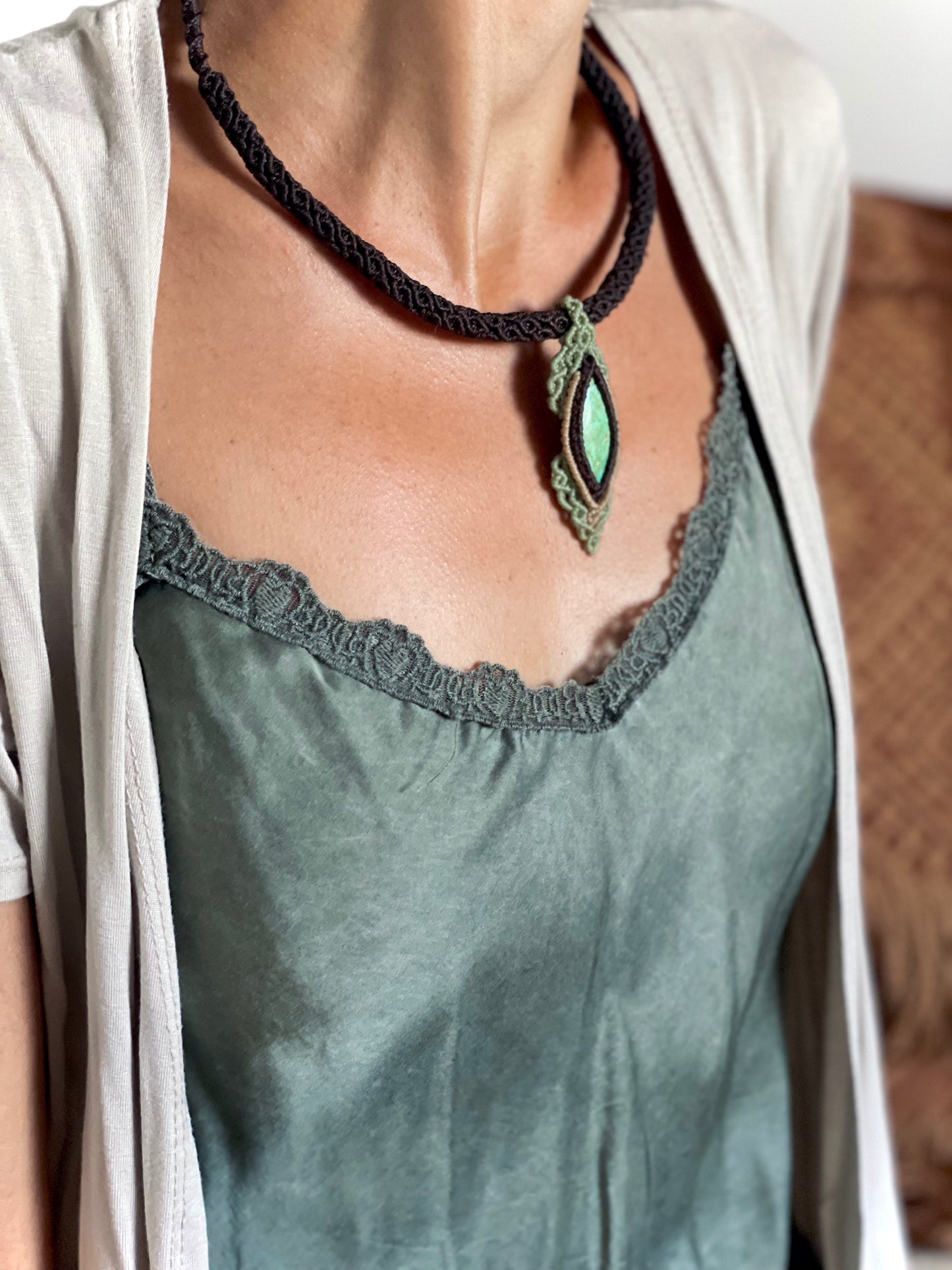 Collar 'Feminidad' con turquesa americana