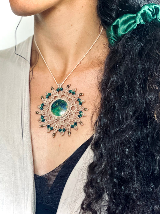 Mandala con Azurita